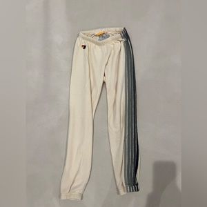 Aviator nation classic grey stripe sweatpants. Women’s size S.